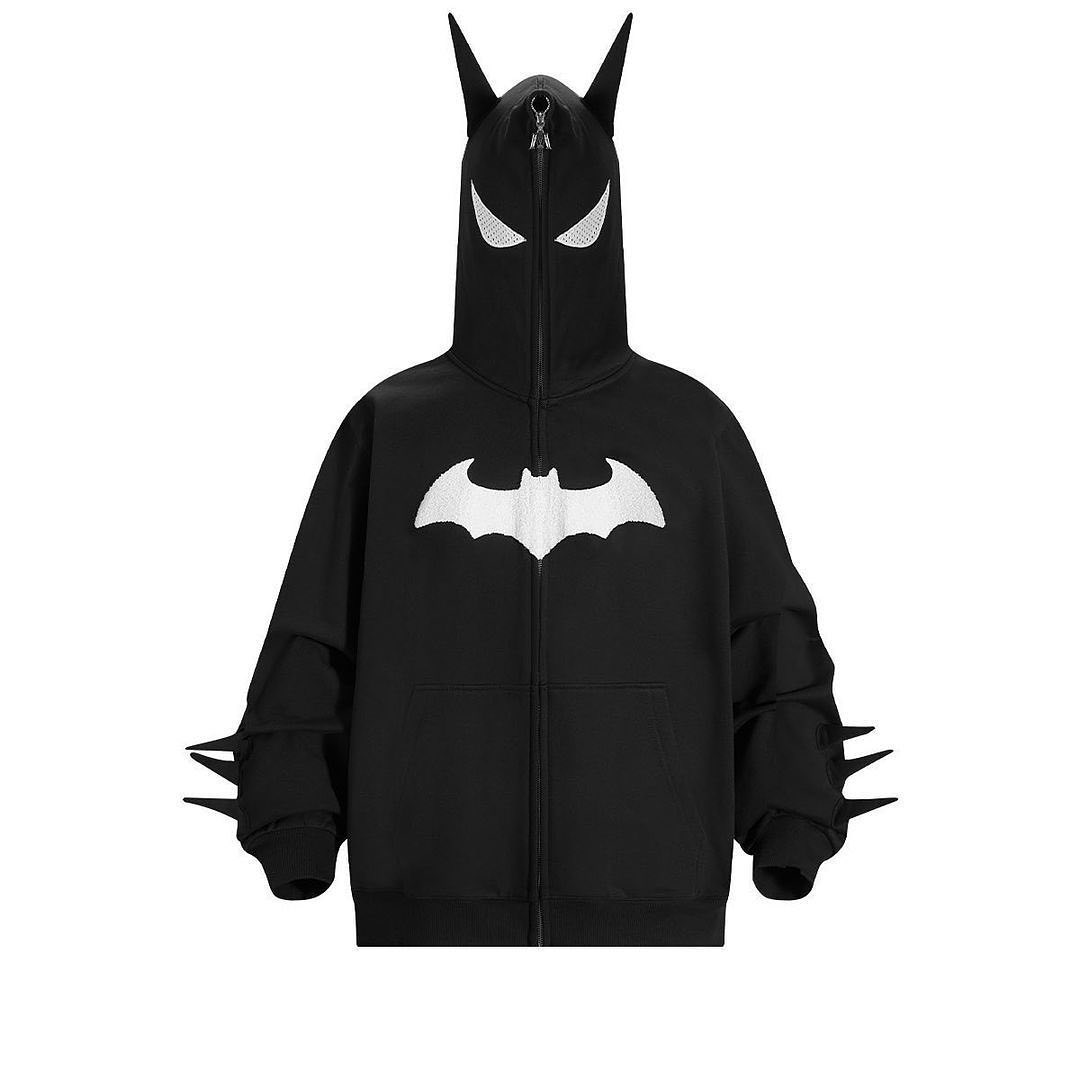 Zip-Up Batman Hoodie – Gotham's Tailor