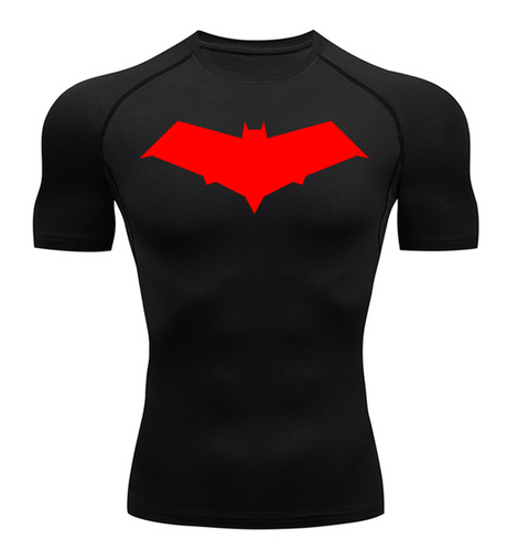 Red Hood Short Sleeve Compression Shirt