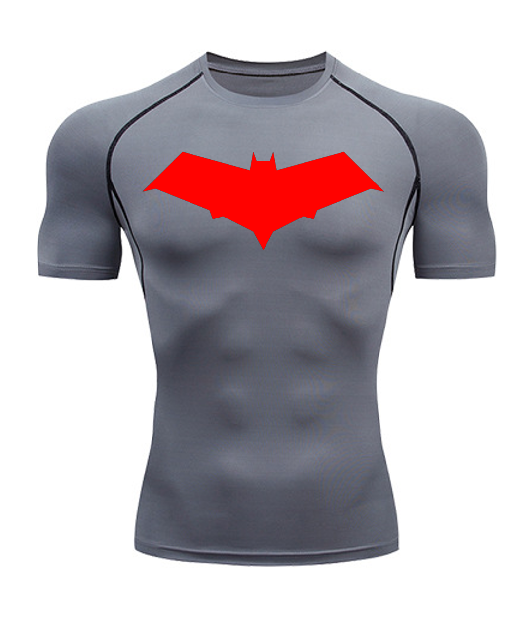 Red Hood Short Sleeve Compression Shirt – Gotham's Tailor